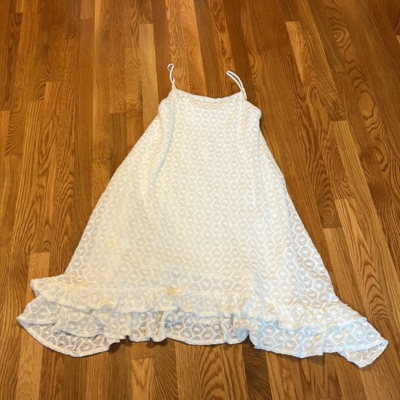 NWT Anthropologie Ruffled Crochet Midi Dress Size SP - Picture 4 of 12